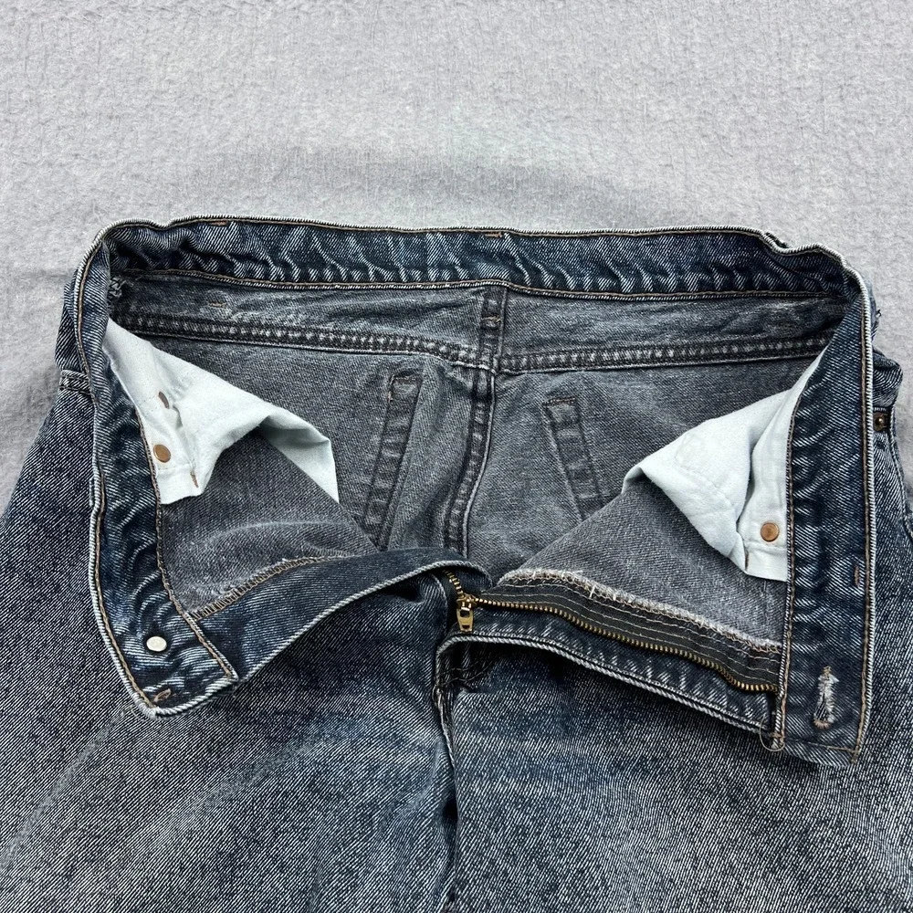 VTG Levis 550 Jeans Men's 34x30* Blue Washed Denim‎ Cotton Red Tab Made in USA